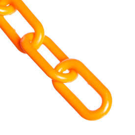 Safety Orange Plastic Chain Barrier J115