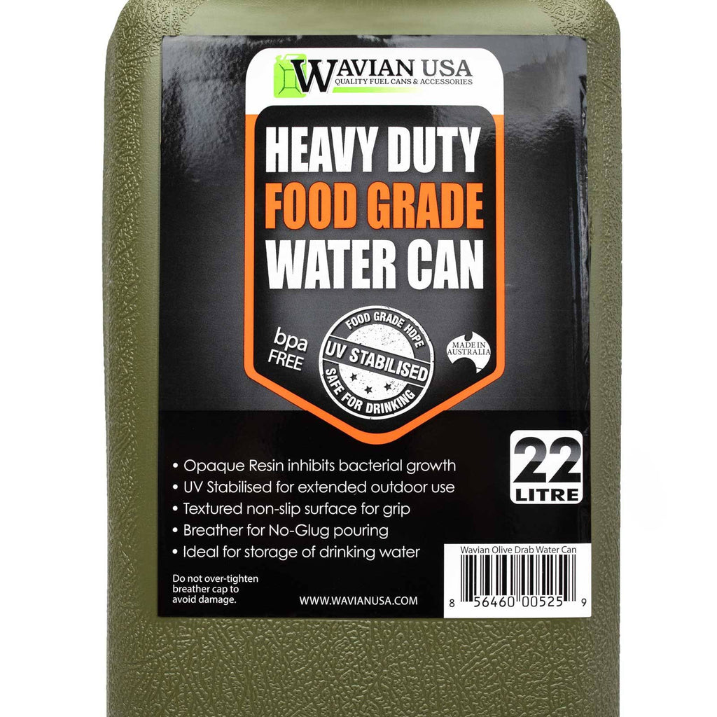 5 Gal Green Water Can S6369