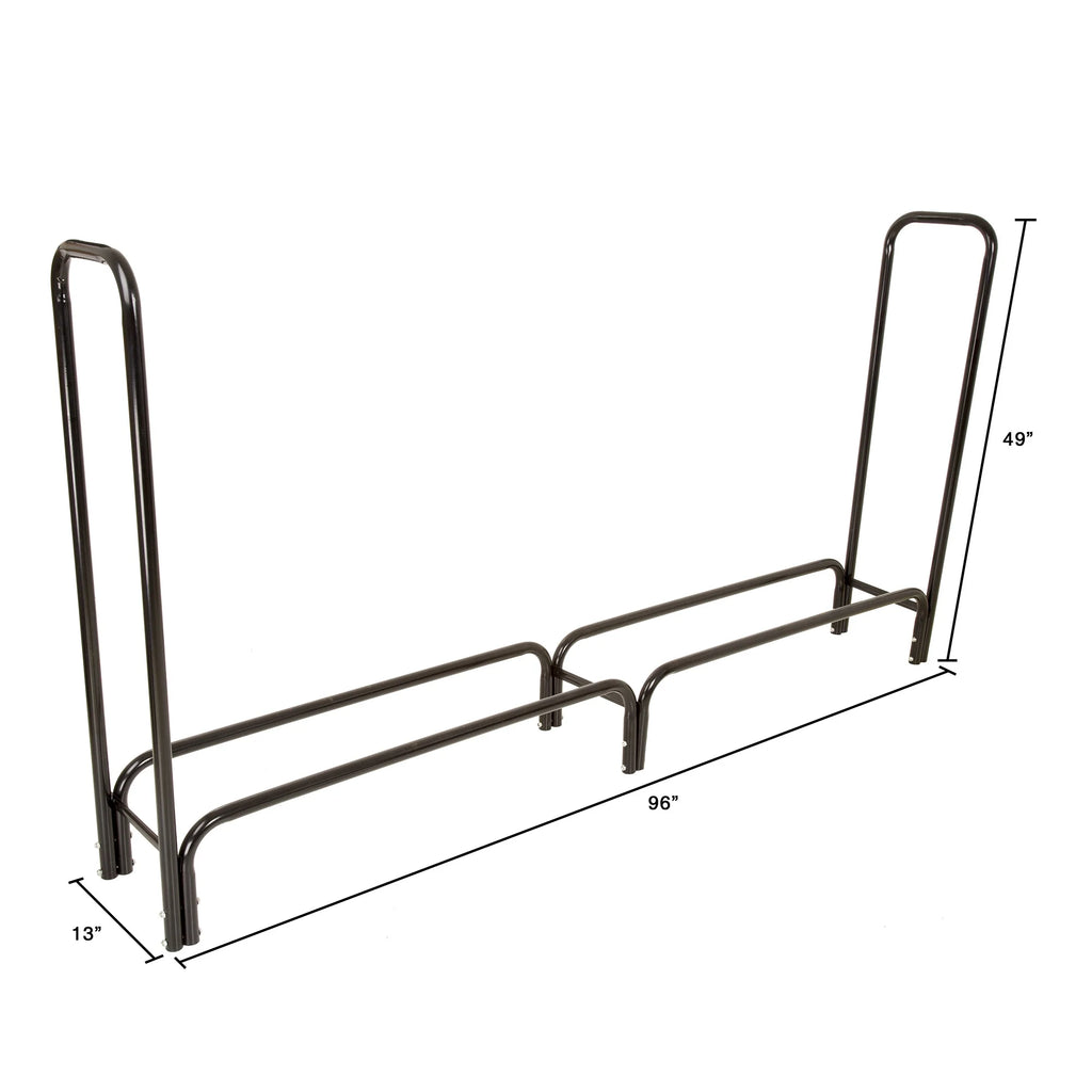 Black Firewood Rack E9856