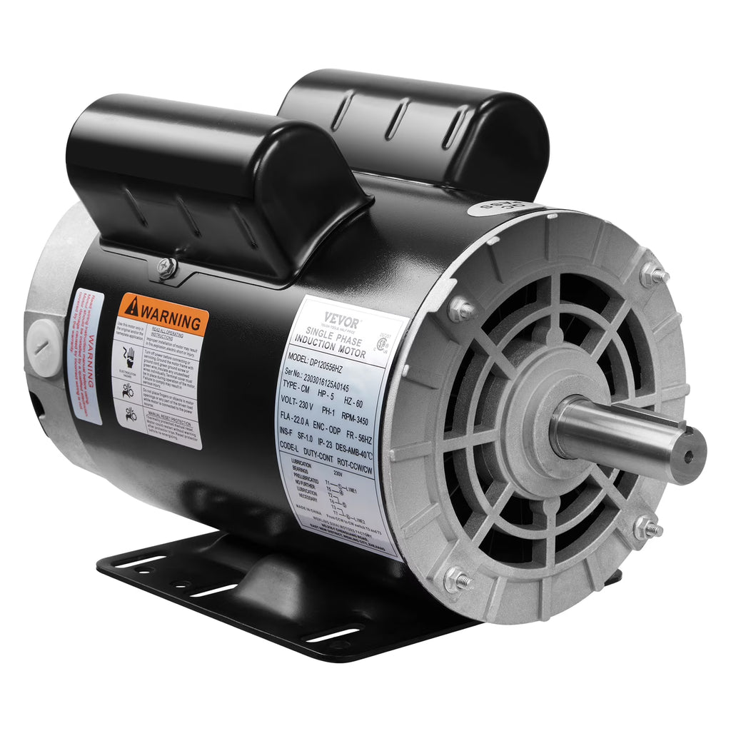5HP 230V 22 Amps 3450RPM Air Compressor Electric Motor G71065