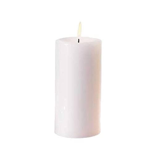 White Wax Pillar Candle - 12/Case X31110
