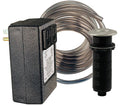Satin Nickel Flush Button Air Switch Dual Outlet Box W193