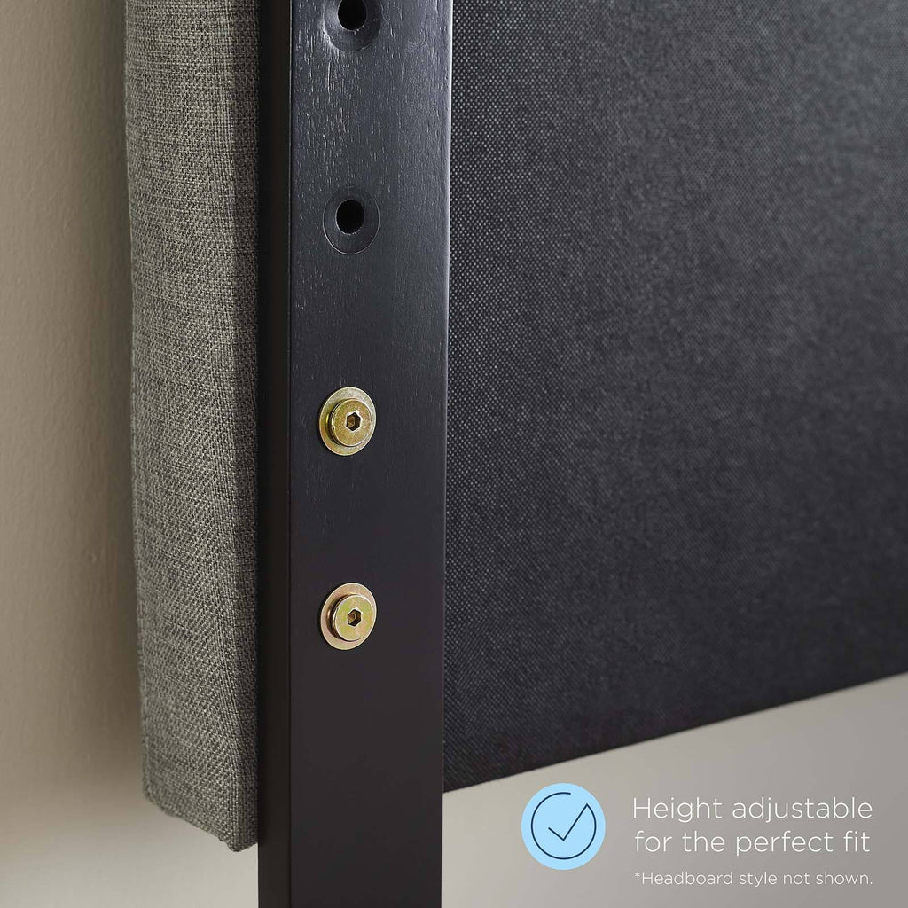 Gray Wood Queen Headboard D84872