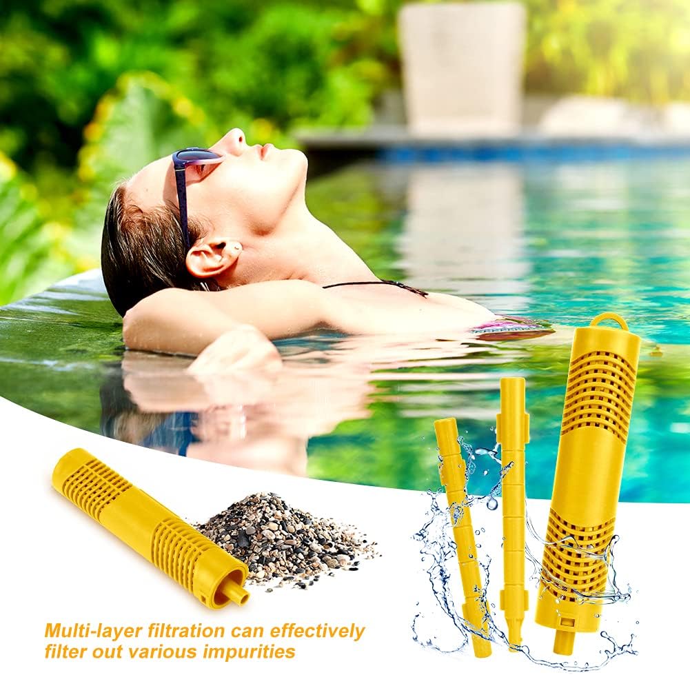 Spa Mineral Stick 4 Pack Hot Tub Filter with 4 Months Lifetime Cartridge Universal (Yellow) Pack of 2 F643