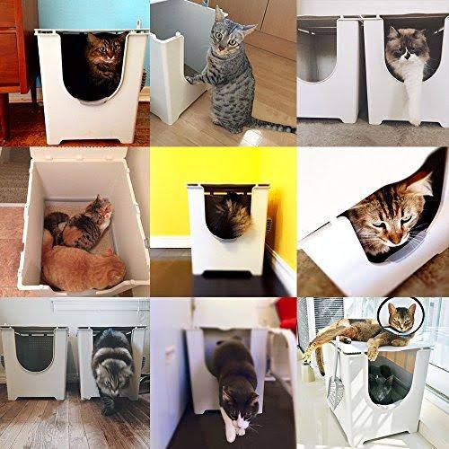 Gray Litter Box with Scoop and Reusable Liner (2-Pack) Q670994