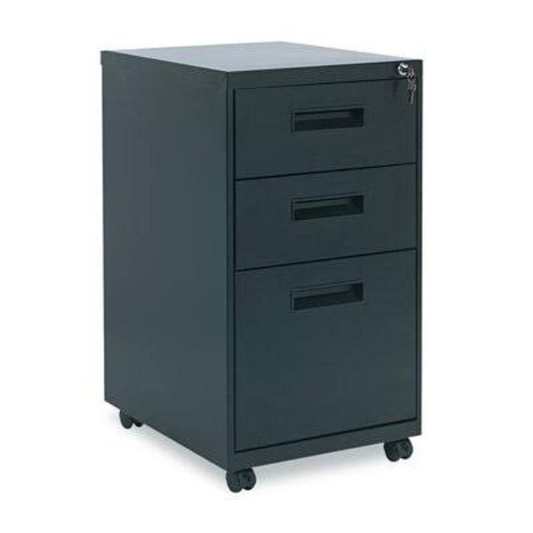 Black 3-Drawer Vertical Filing Cabinet Q722