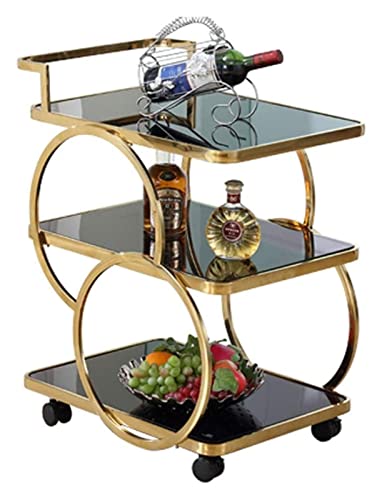 Stainless Steel Rolling Bar Cart T719