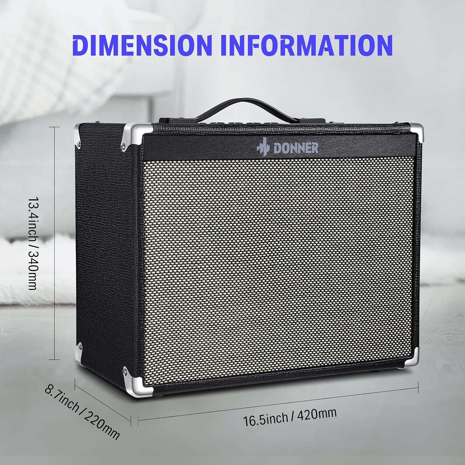 30W Guitar Practice Amplifier Combo with 10" Speakers Y99806