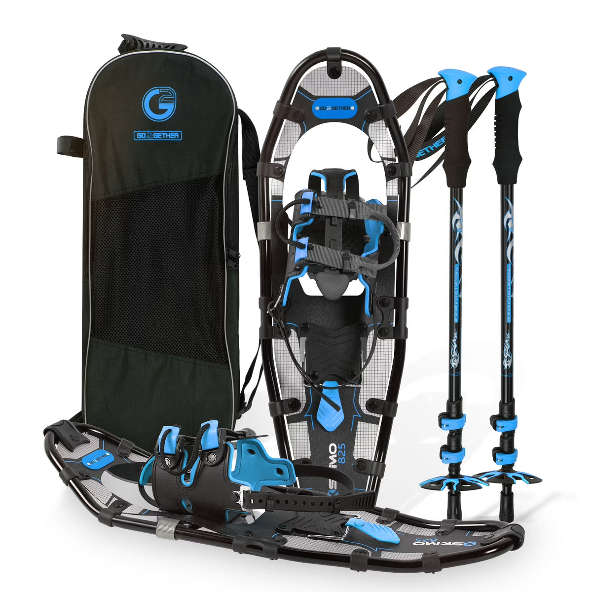 25 Inches Light Weight Snowshoes with Trekking Poles B90595