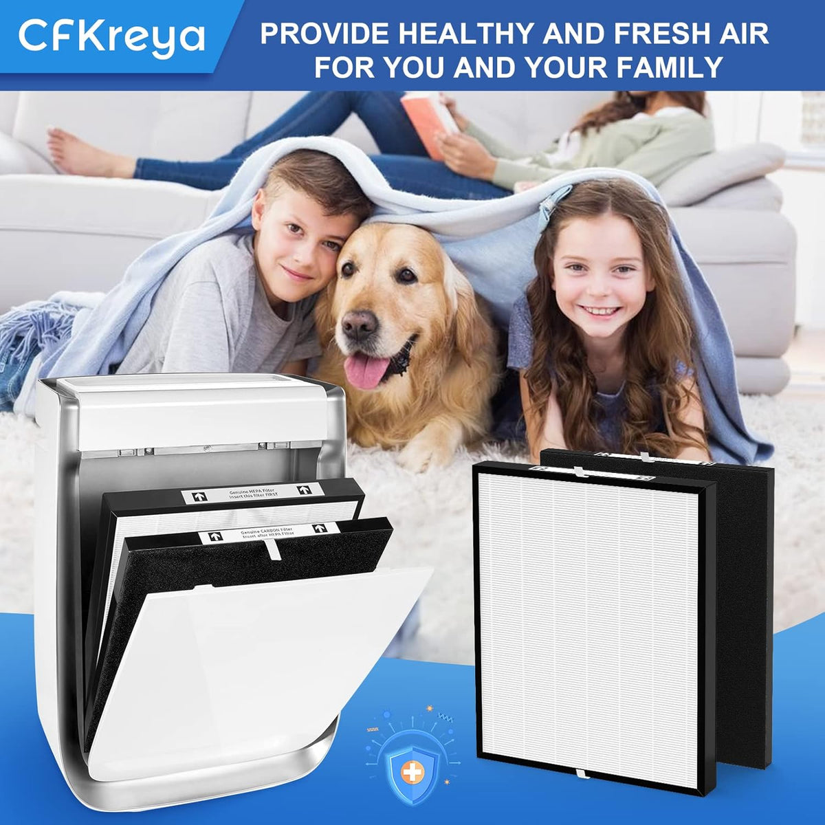H13 True HEPA Filter & Carbon Filters & Pre-Filters D7367