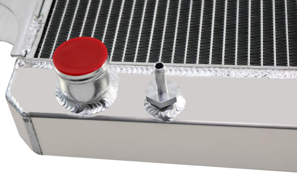 CoolingCare Radiator Compatible with 1987-2006 Jeep Wrangler TJ (4 Row + Fan Relay) V1362