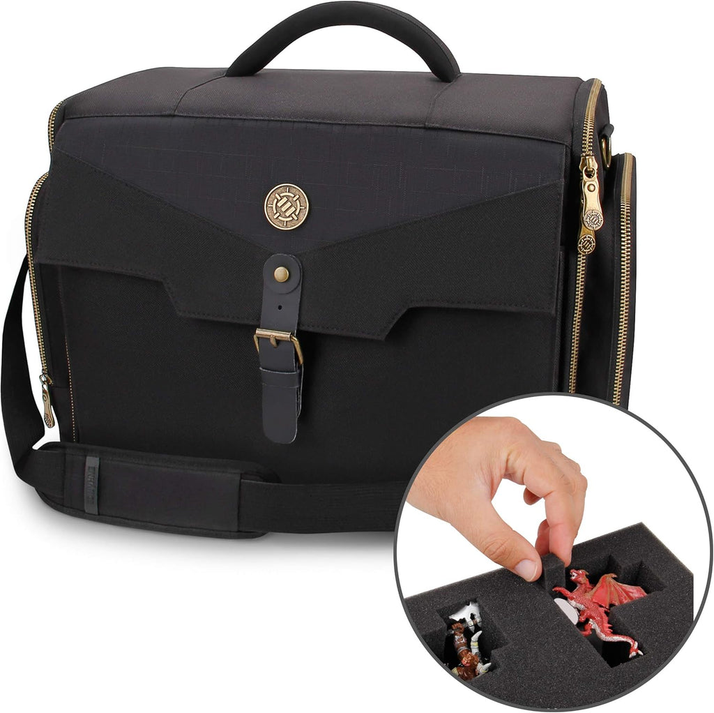 Portable Miniature Figure Storage Case with 4 Foam Layers F852775