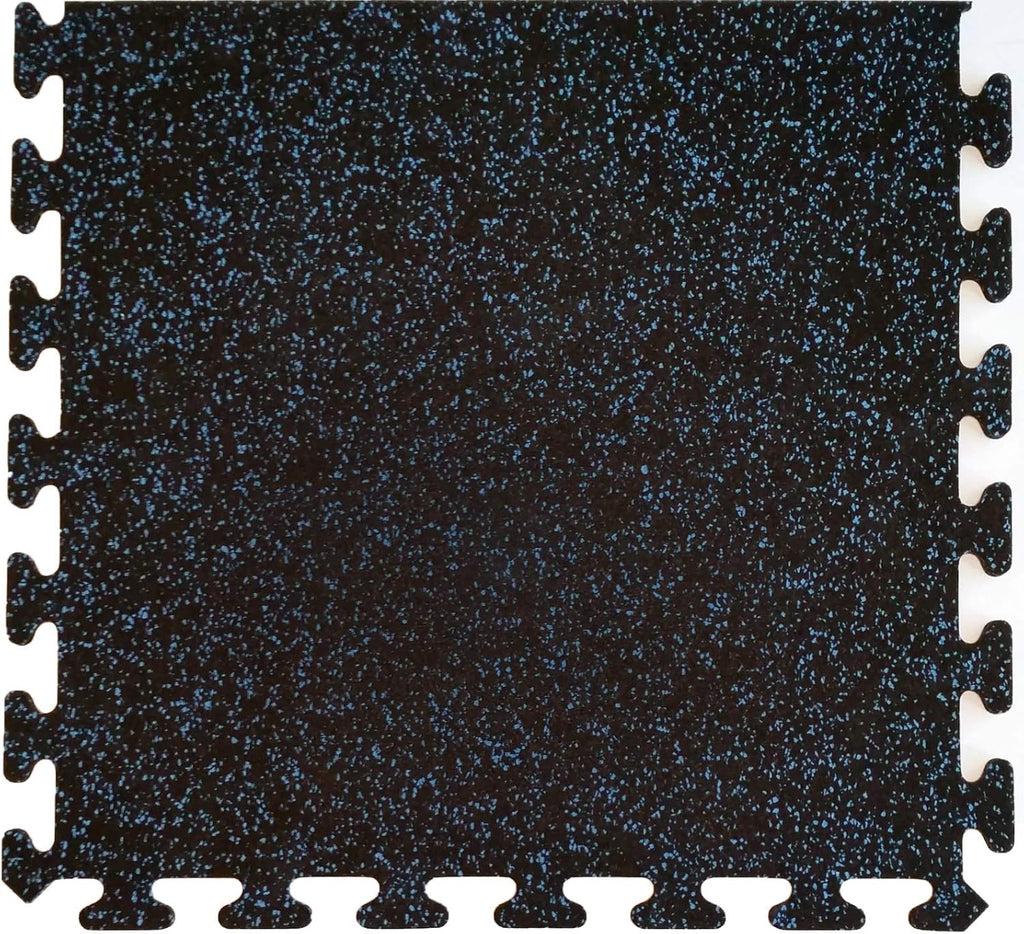 Heavy Duty Rubber Flooring Interlocking Rubber Tiles 4' x 4' Set (4 Tiles Total) V572