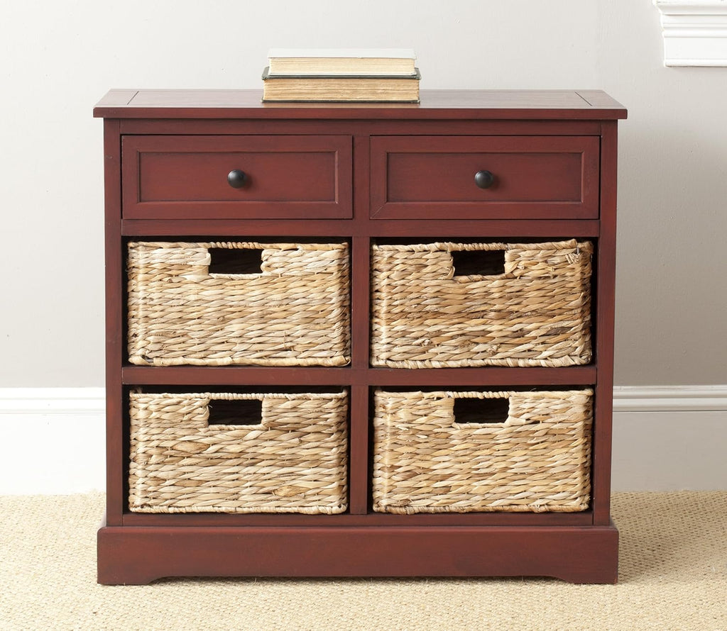 Brown Wicker Basket Storage Unit B40817