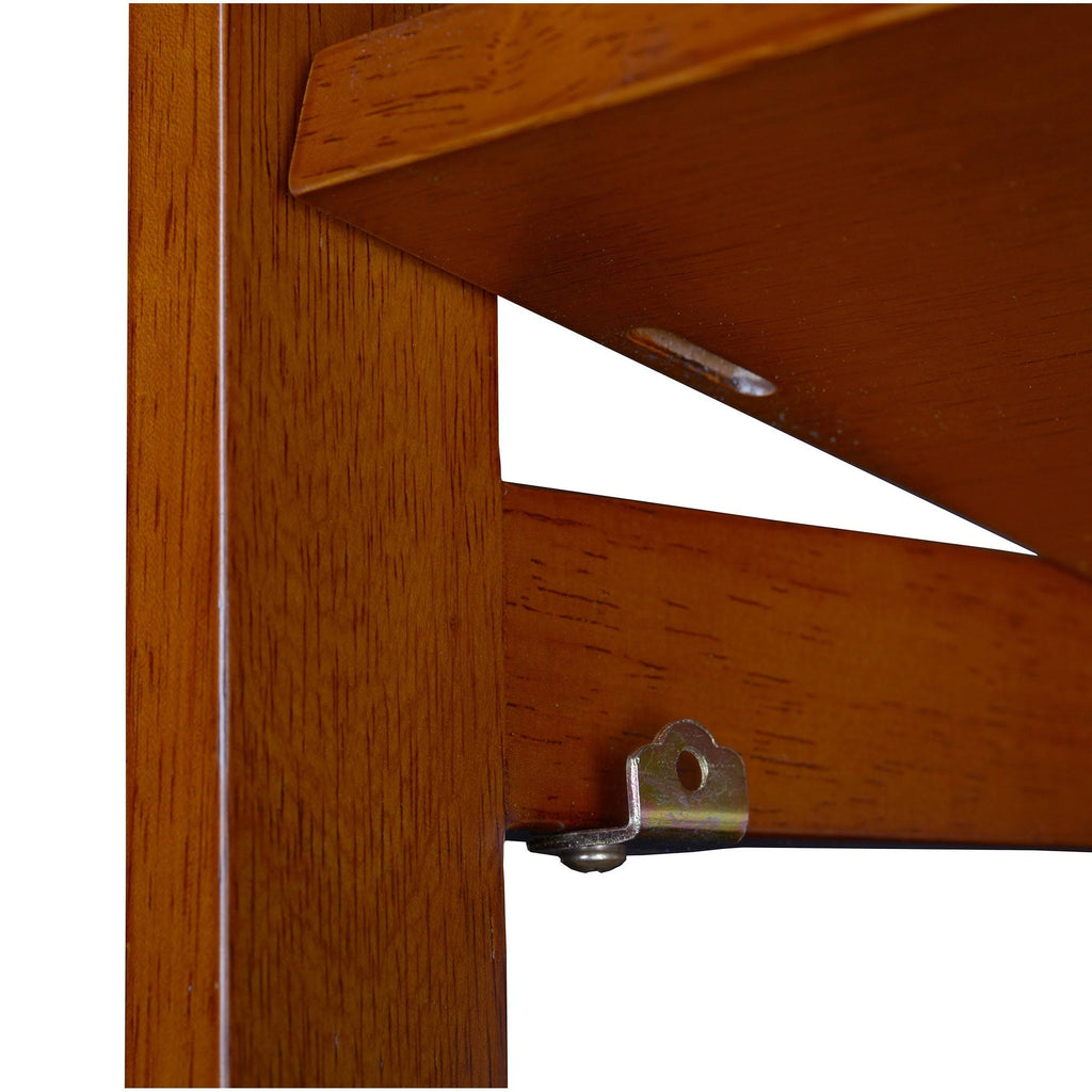 Square Folding Bookcase with Fabric Bins O130914