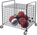 Metal Rolling Ball Storage Cart Y39470