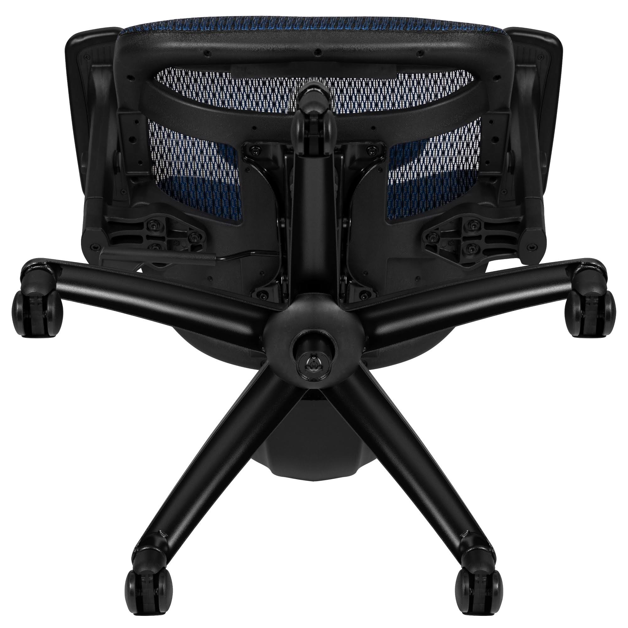 Ergonomic Mesh Office Chair with Lumbar Support, Blue Y723
