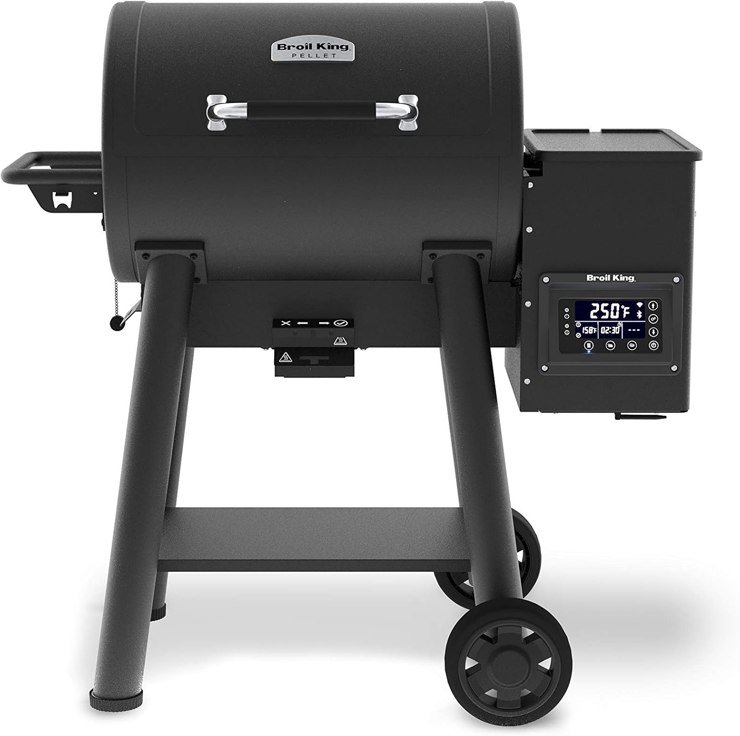 Black 640 sq. in Pellet Grill Q246