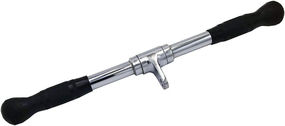 Solid Steel Tricep Press Down Bar with Rubber Handgrips, Pack of 2 R52214