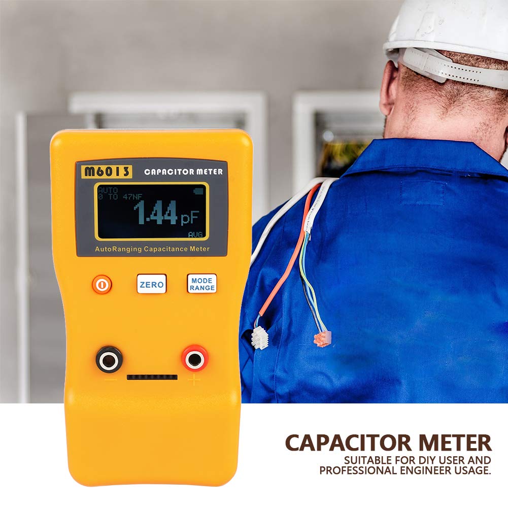 M6013 LCD Capacitor Meter Capacitance Resistance Tester J2330