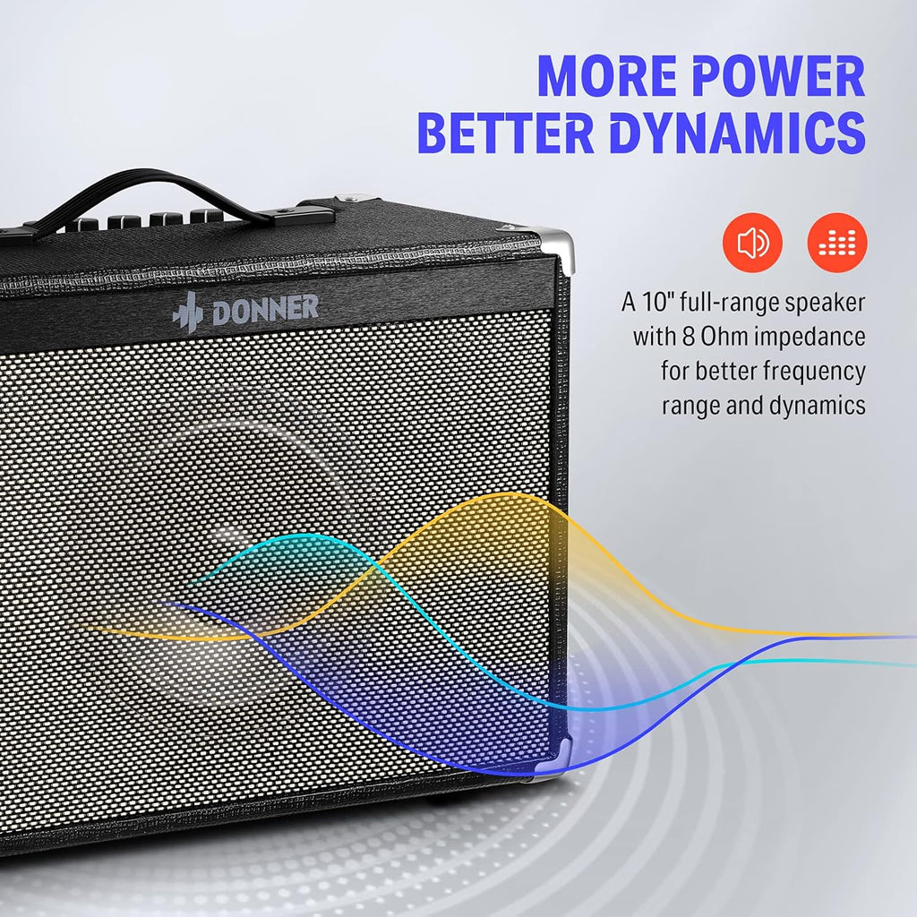 30W Guitar Practice Amplifier Combo with 10" Speakers Y99806