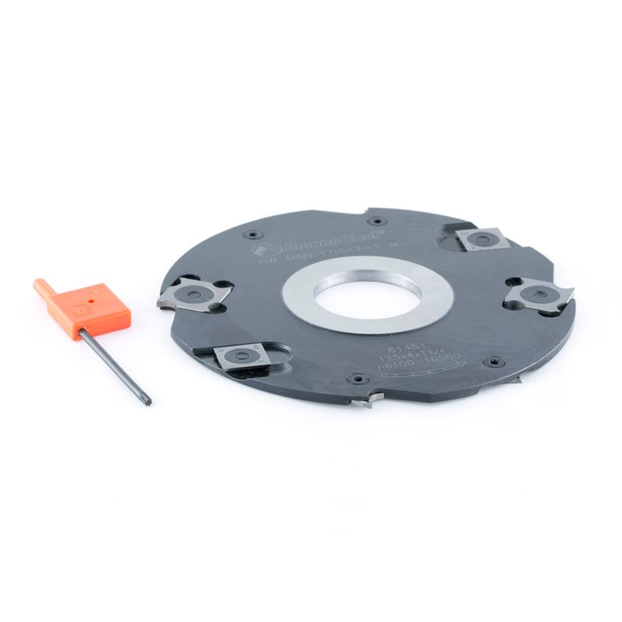 Carbide Grooving Insert with Scorer 4mm x 125mm Dia x 1-1/4 Bore L488143