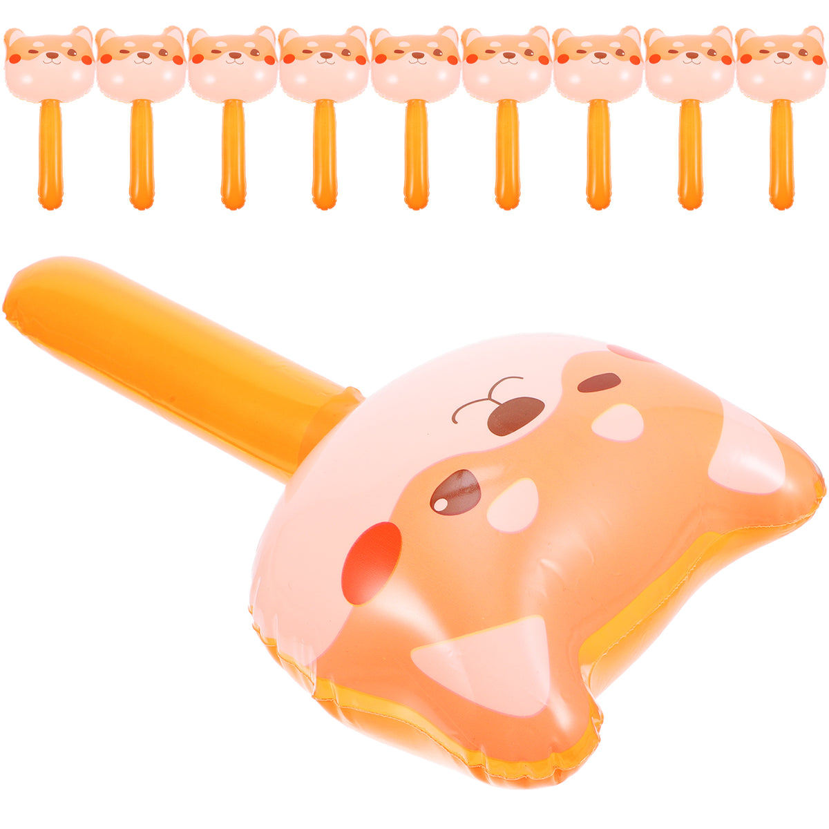 10pcs Inflatable Hammer Toys with Bell Inside A245099