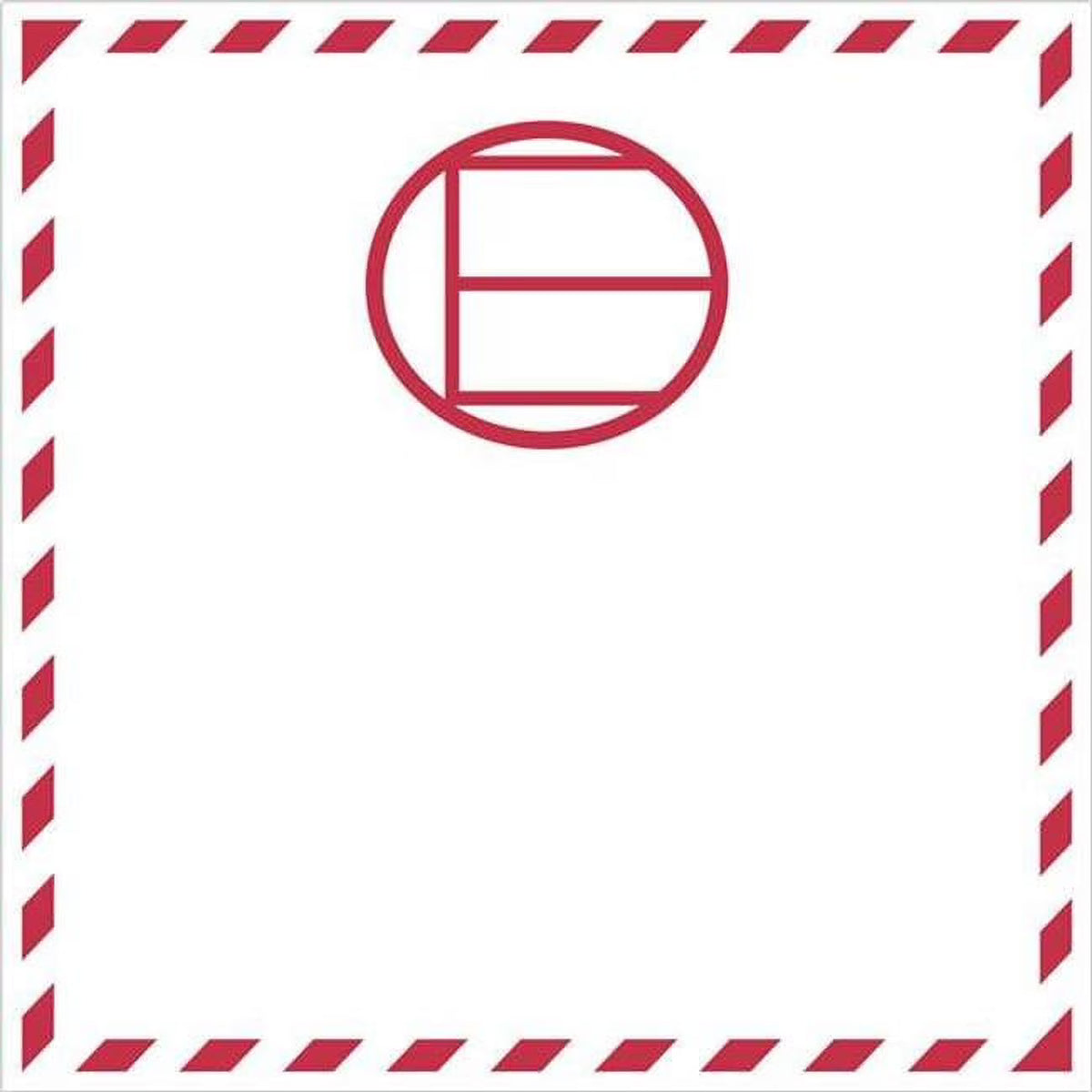 Red White & Black Air Labels Excepted Quantities Labels, Roll of 500 K637357