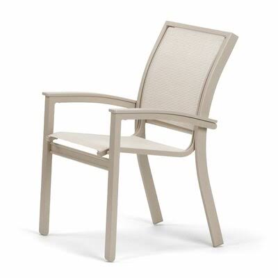 Stacking Patio Dining Armchair Textured Graphite Night R5168