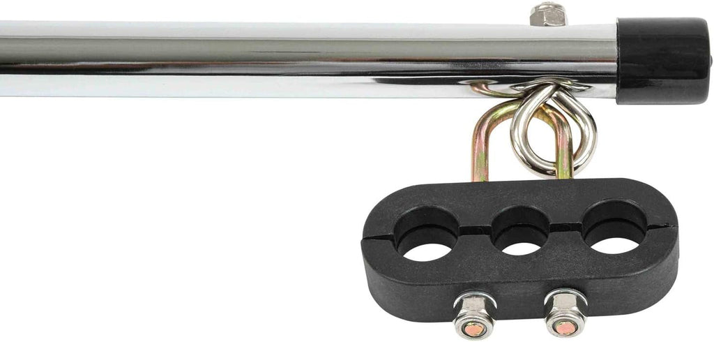 40" Chrome Flex Stick Pack of 2 E2354
