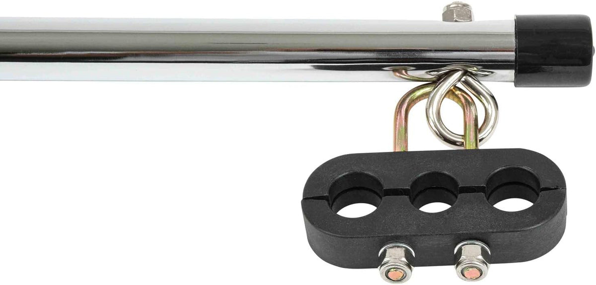 40" Chrome Flex Stick Pack of 2 E2354