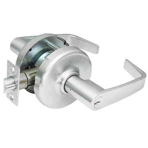 Heavy Duty Classroom Cylindrical Locksets with Newport Lever in Bright Nickel Plated J3938