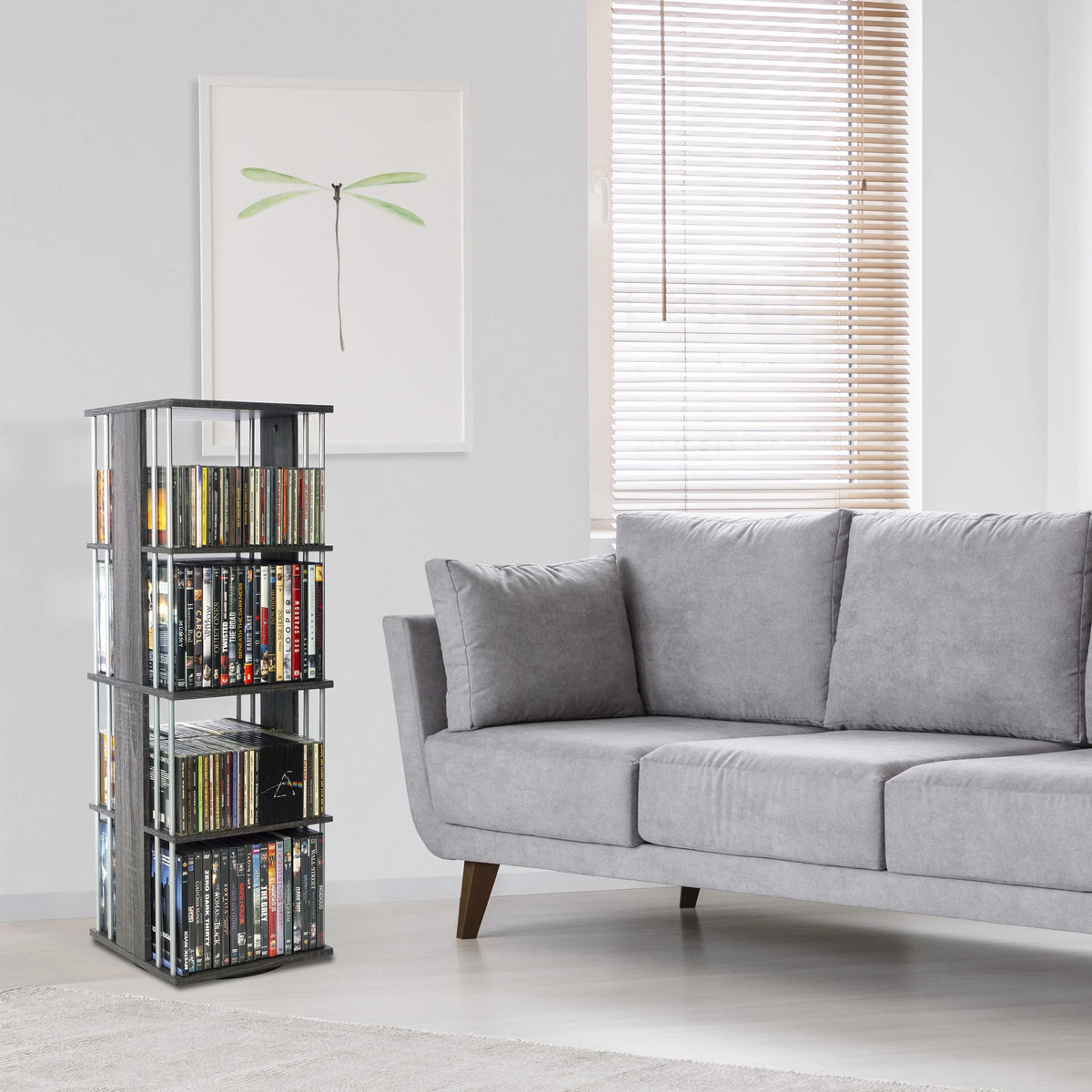Charcoal Gray Media Spinner J45814