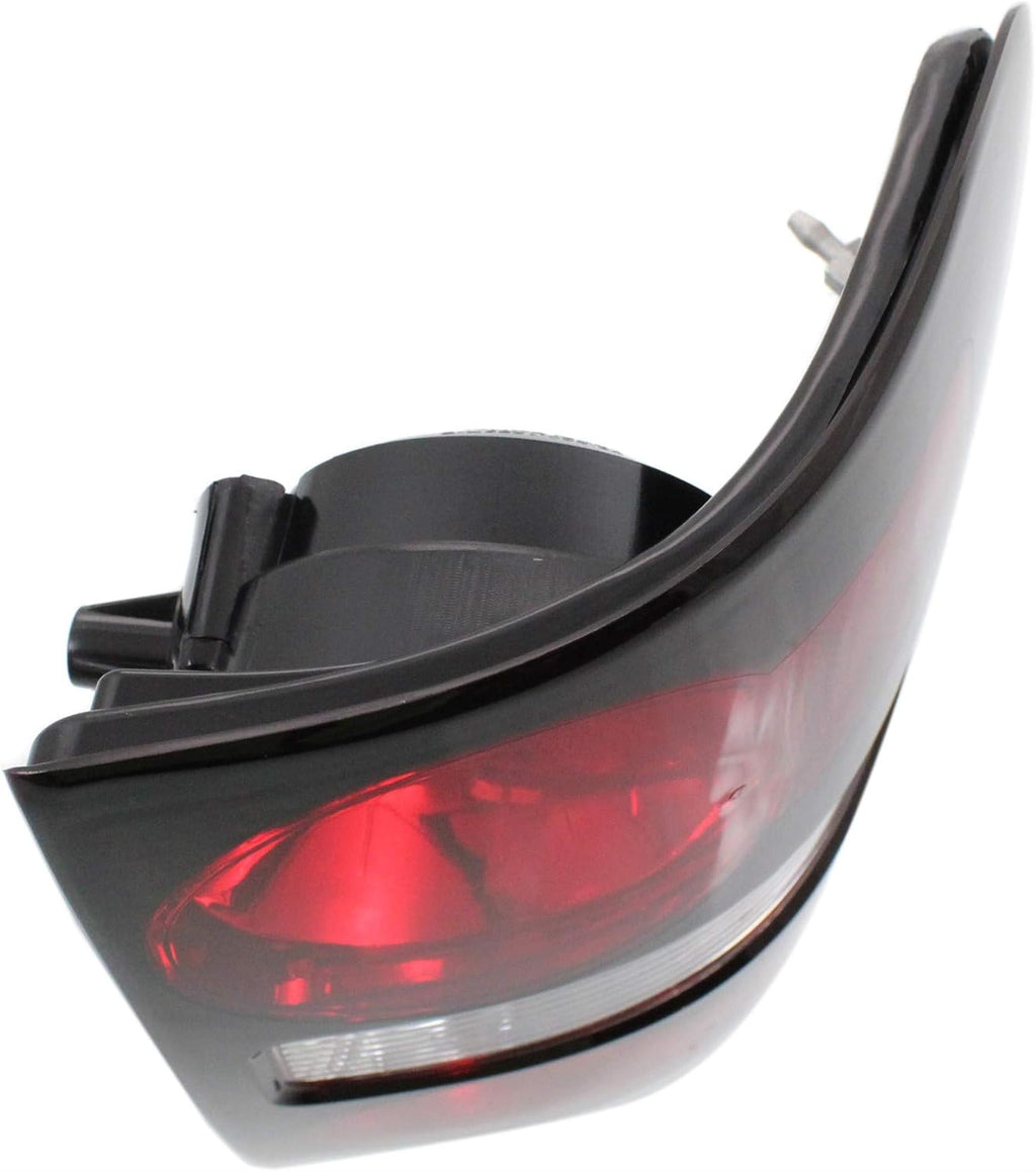 Tail Light Lens and Housing Set of 2 Clear & Red X39216