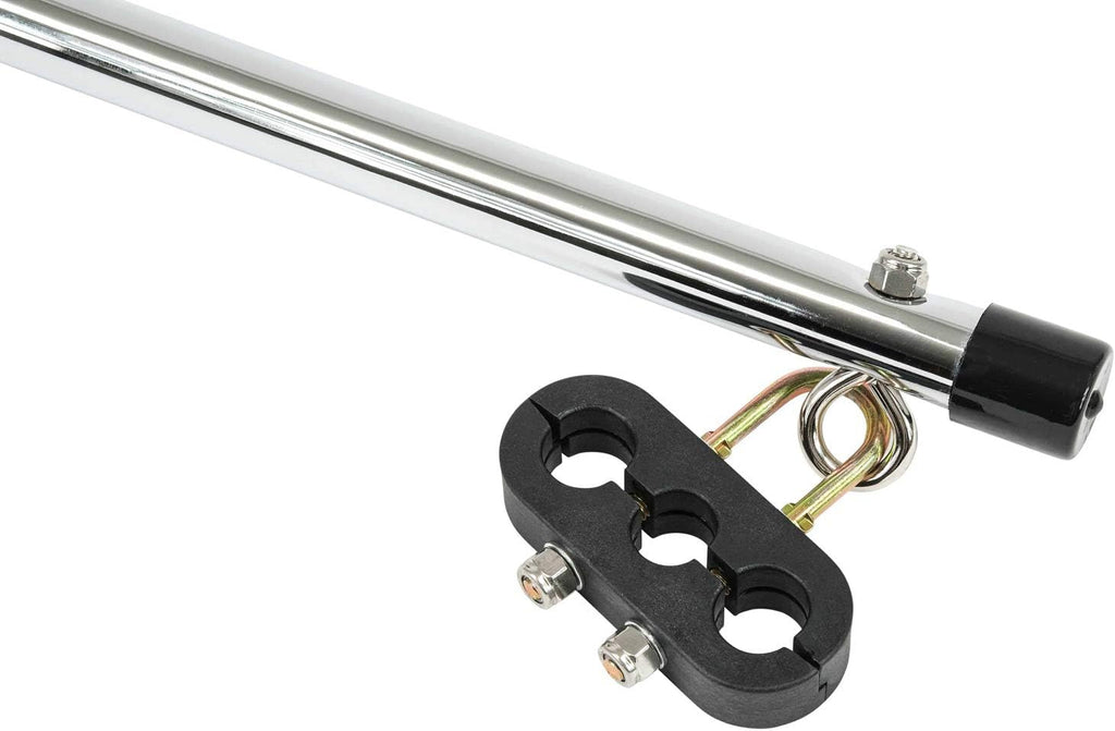 40" Chrome Flex Stick Pack of 2 E2354