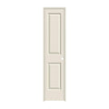 18 in. x 80 in. Primed Left-Hand Solid Core Molded Composite MDF Single Prehung Interior Door D647265