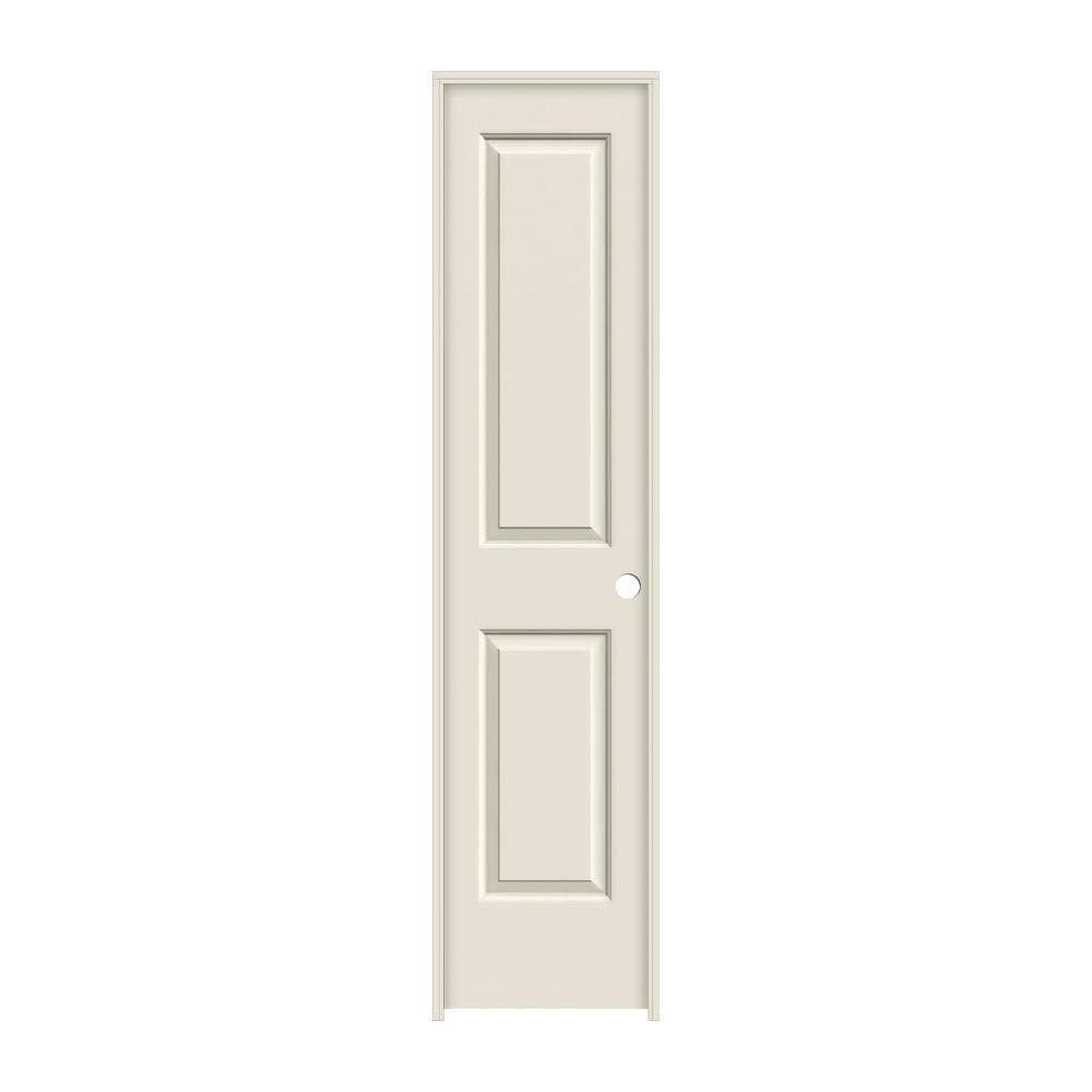 18 in. x 80 in. Primed Left-Hand Solid Core Molded Composite MDF Single Prehung Interior Door D647265