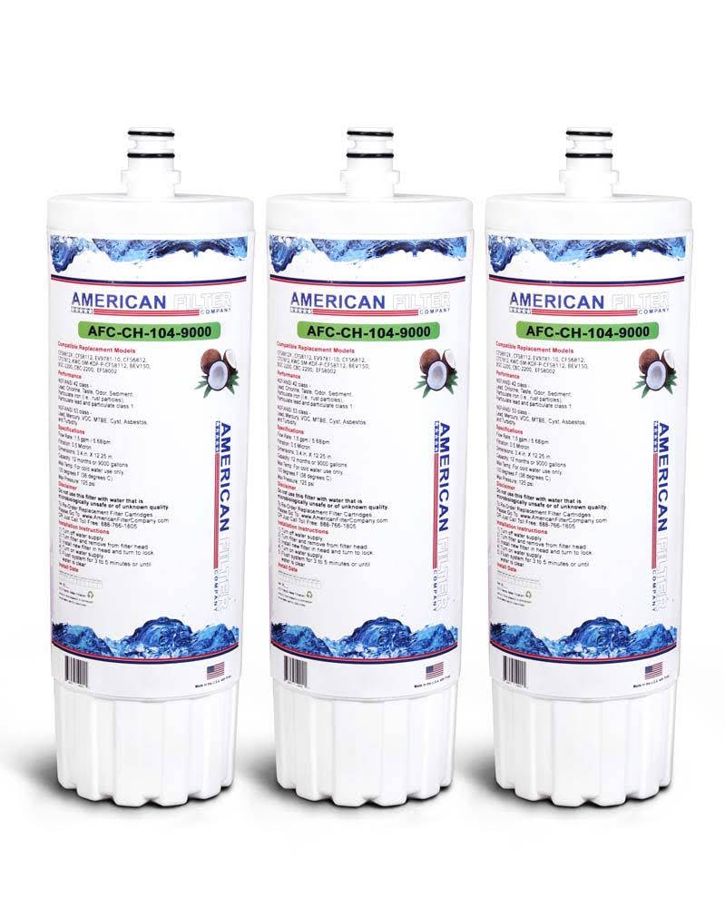 3 Pack Water Filters H2389