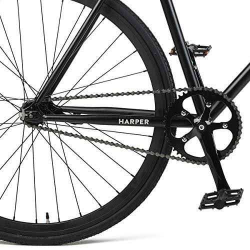 Black Single-Speed Commuter Bike with Foot Brake, Size 43cm - XS Z5498