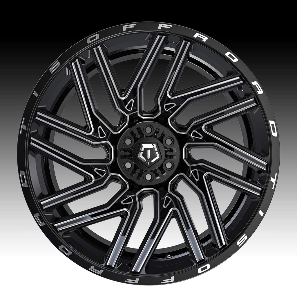 24x14 6x135/6x5.5" -76mm Black/Milled Wheel Rim J35830