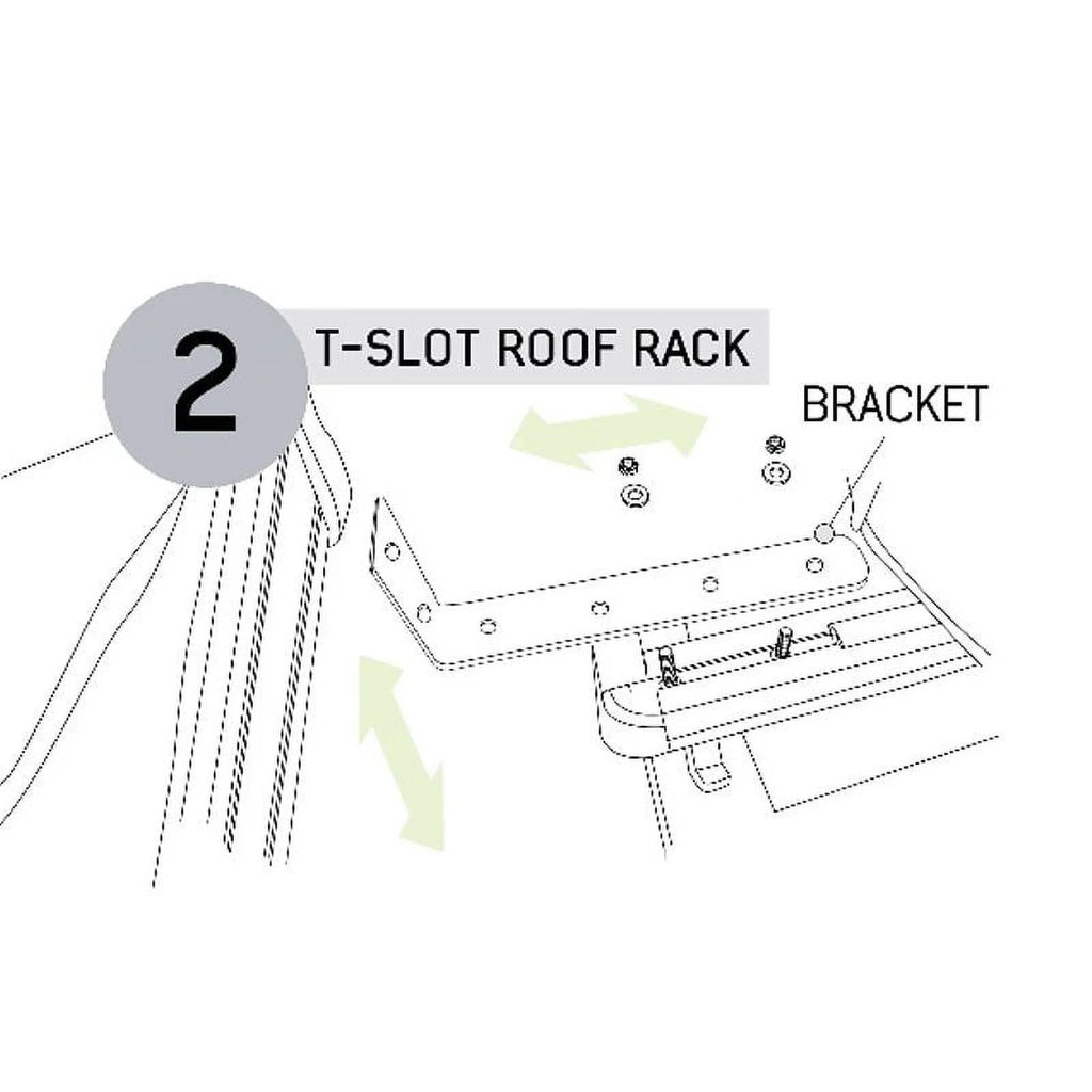 Grey Awning Wall Kit with Black Travel Cover S732802