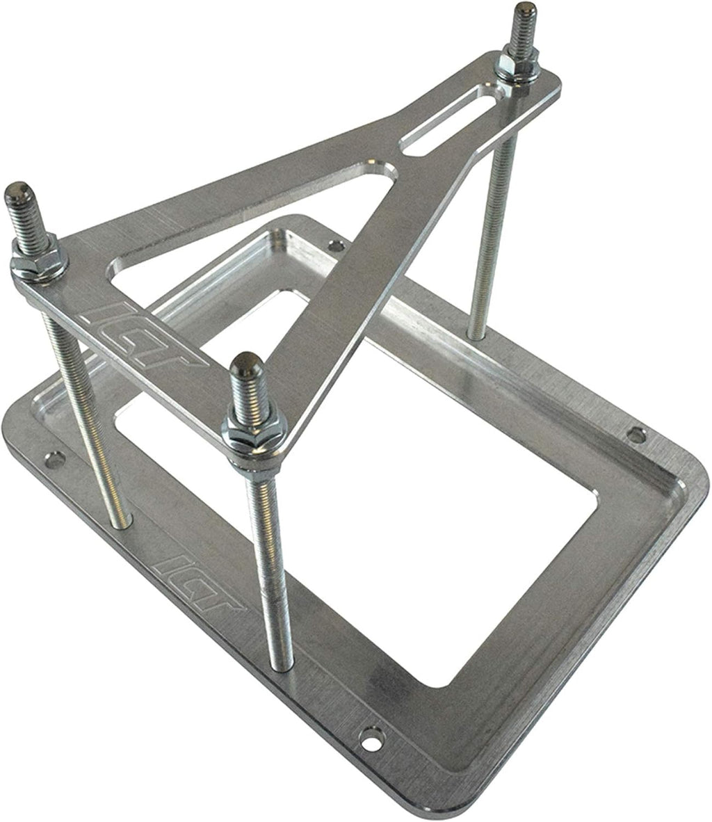 Red Yellow Blue Universal Billet Battery Tray Hold Down Trunk Relocation Box Pack of 2 N148843