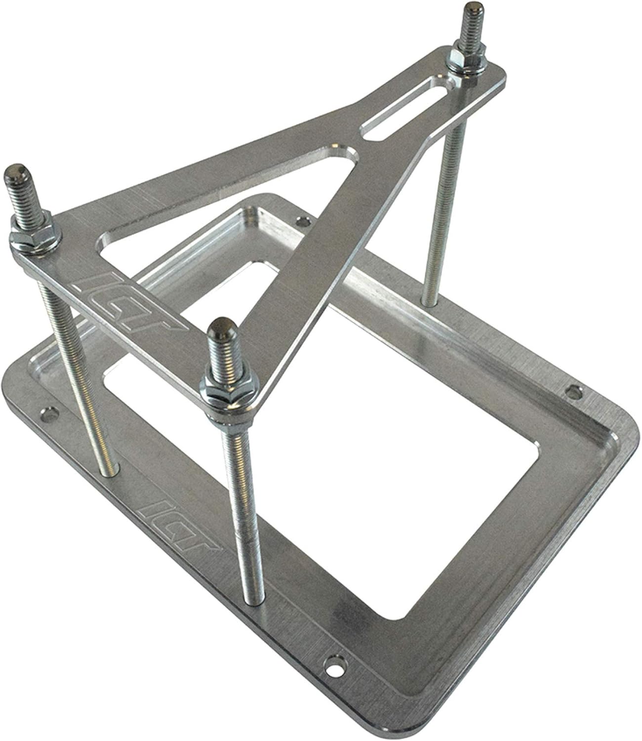 Red Yellow Blue Universal Billet Battery Tray Hold Down Trunk Relocation Box Pack of 2 N148843