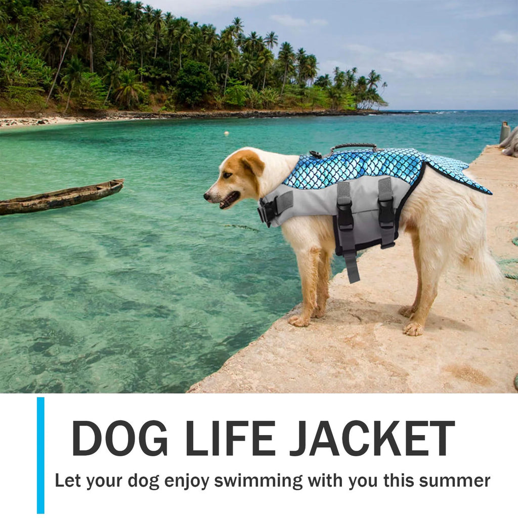 Dog Life Jacket with Reflective Stripes Y4608