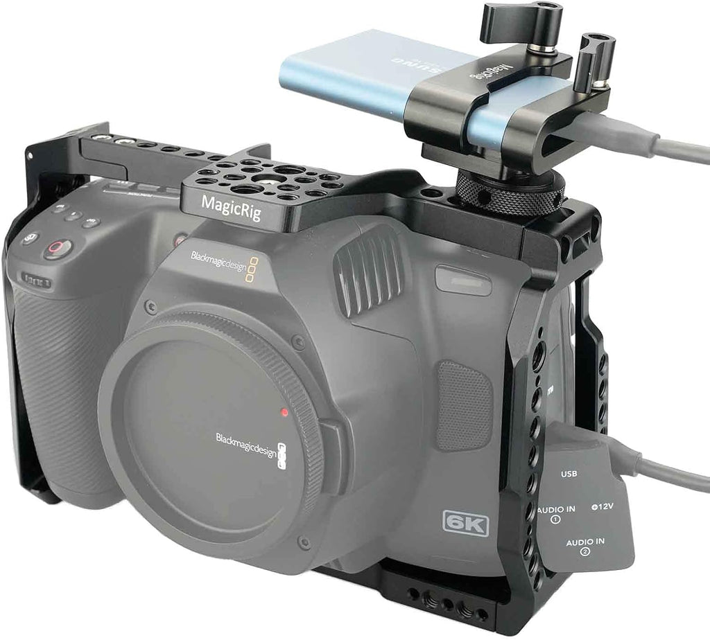 BMPCC 6K Pro Cage with T5 SSD Mount E19574