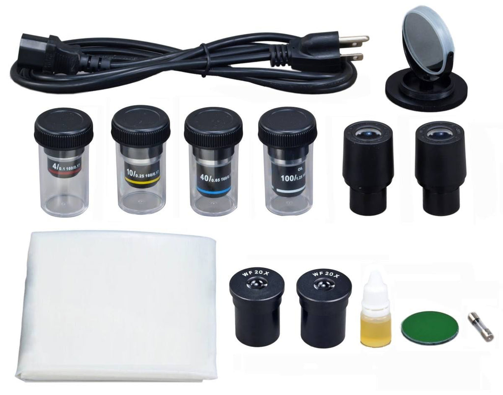 40X-2000X Trinocular Compound LED Microscope with 5MP Digital Camera B290520