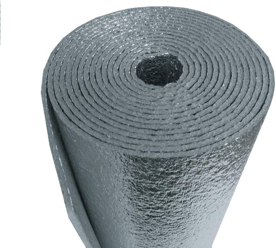 4' x 8' Roll 32 Sqft Sound Deadener & Radiant Heat Barrier Mat Automotive Thermal Insulation Pack of 2 X92805