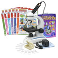 40X-1000X Student Microscope Kit with Glass Lens and Metal Frame A31815