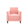Pink Tufted Accent Chair D108