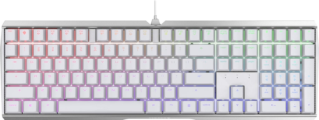 Wired Mechanical Keyboard Aluminum Housing MX Red Silent Switches I14891